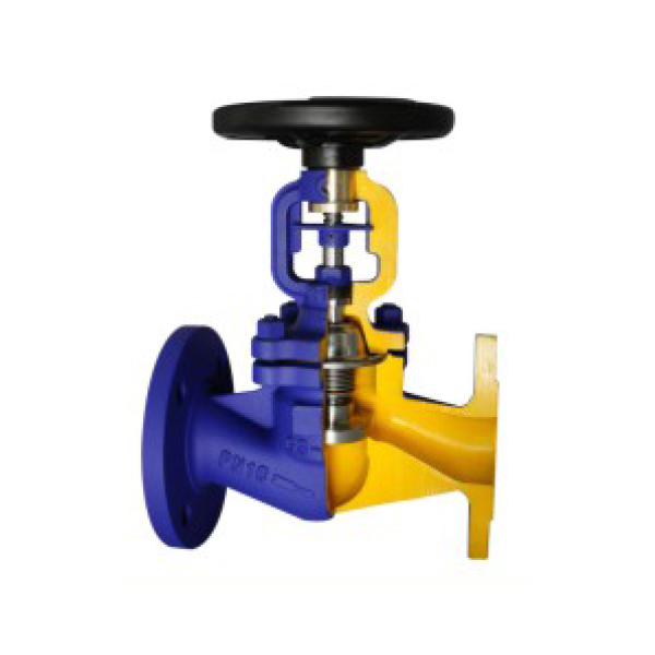 German/national standard corrugated pipe globe valve